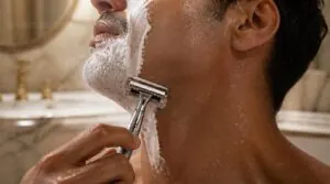 shave with hair growth shave with hair growth