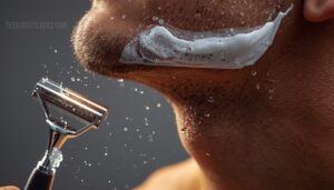 shave with hair growth shave with hair growth