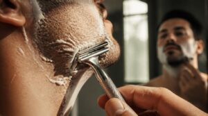 shave with the grain shave with the grain