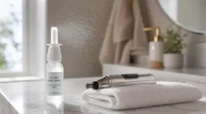 soften hairs with saline soften hairs with saline