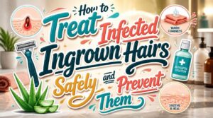 treating infected ingrown hairs