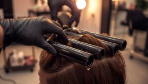 a perm creates long-lasting curls or waves a perm creates long-lasting curls or waves