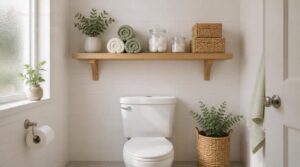 add shelves above toilets add shelves above toilets