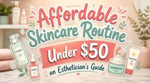 affordable skincare routine under 50