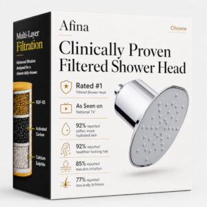 Afina Filtered Shower Head, High B0CXY82LMV
