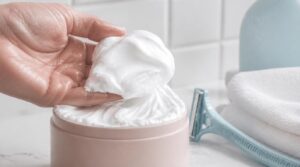 apply fragrance-free shaving cream apply fragrance-free shaving cream