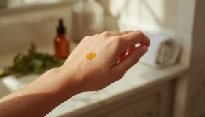 applying oils on damp skin applying oils on damp skin