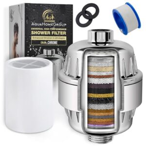 AquaHomeGroup 20 Stage Shower Head B09JMRZVFQ