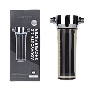 AQUAYOUTH 2.0 Carbon Shower Head B087HBJDV8