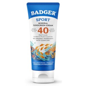 Badger Sport Mineral Sunscreen, Reef B08Y9B73QB