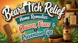 beard itch relief home remedies