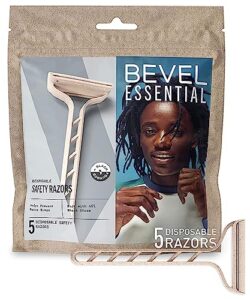 Bevel Essentials Disposable Safety Razors B0BRQT1BTM