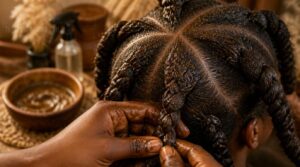 braiding after application braiding after application