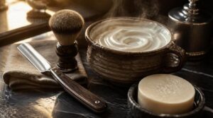 brush, bowl, and soap brush, bowl, and soap