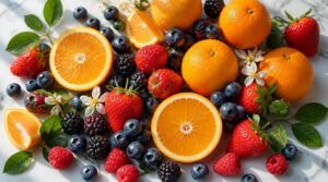 citrus fruits and berries citrus fruits and berries