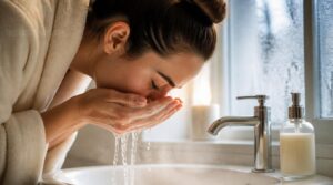 cleanse gently with lukewarm water cleanse gently with lukewarm water