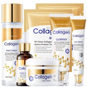 Collagen Skin Care Set, 6Pcs B0CNSX9WLW