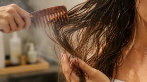 comb through evenly comb through evenly