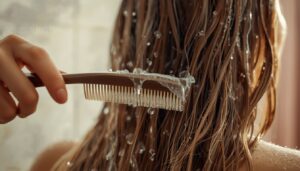 comb with conditioner slip comb with conditioner slip