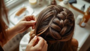 create a dutch braid create a dutch braid