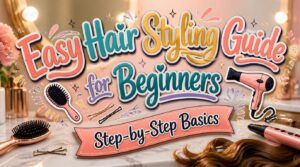 easy hair styling guides for beginners