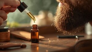 finish on beard tips finish on beard tips