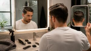 gather tools and prep hair gather tools and prep hair