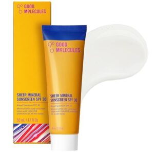 Good Molecules Sheer Mineral Sunscreen B0BNC52HLN