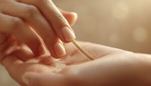 hold one hair strand hold one hair strand