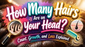 how many hairs are on a human head how many hairs are on a human head