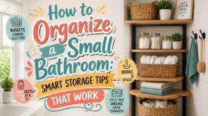 how to organize a small bathroom how to organize a small bathroom