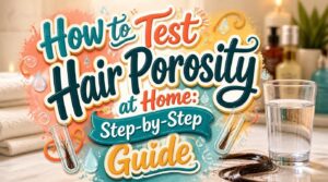 how to test hair porosity at home
