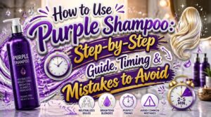 how to use purple shampoo how to use purple shampoo