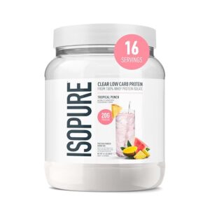 Isopure Clear Whey Isolate Protein B07FHPGS4V