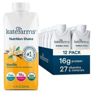 KATE FARMS Organic Nutrition Shake, B08FNY6QTX