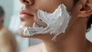 layer shaving cream evenly layer shaving cream evenly
