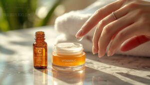 layer with moisturizer layer with moisturizer