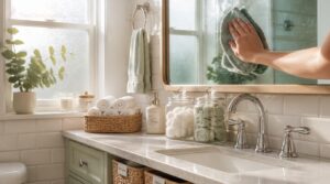 maintain a tidy bathroom routine maintain a tidy bathroom routine
