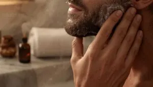massage beneath beard massage beneath beard