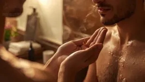 massage oil into damp skin massage oil into damp skin