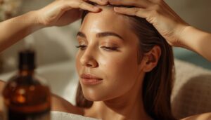 massage scalp gently massage scalp gently