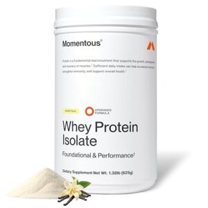 Momentous Grass Fed Whey Protein Isolate B09F1SWMFG