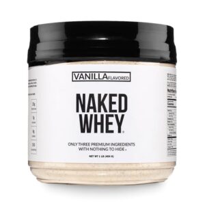 NAKED Vanilla Whey Protein 1Lb, B0787RNSPQ