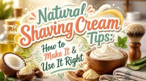 natural shaving cream tips