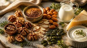 nuts, seeds, and dairy nuts, seeds, and dairy