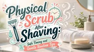 physical scrub after shaving physical scrub after shaving