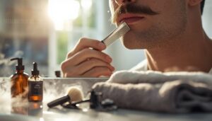 prepare your mustache for trimming prepare your mustache for trimming