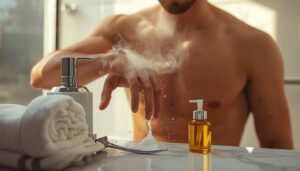 prepping your chest for shaving prepping your chest for shaving