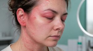 rash beyond the scalp rash beyond the scalp