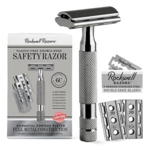 ROCKWELL RAZORS 6C Gunmetal Chrome B0779ZW9YH